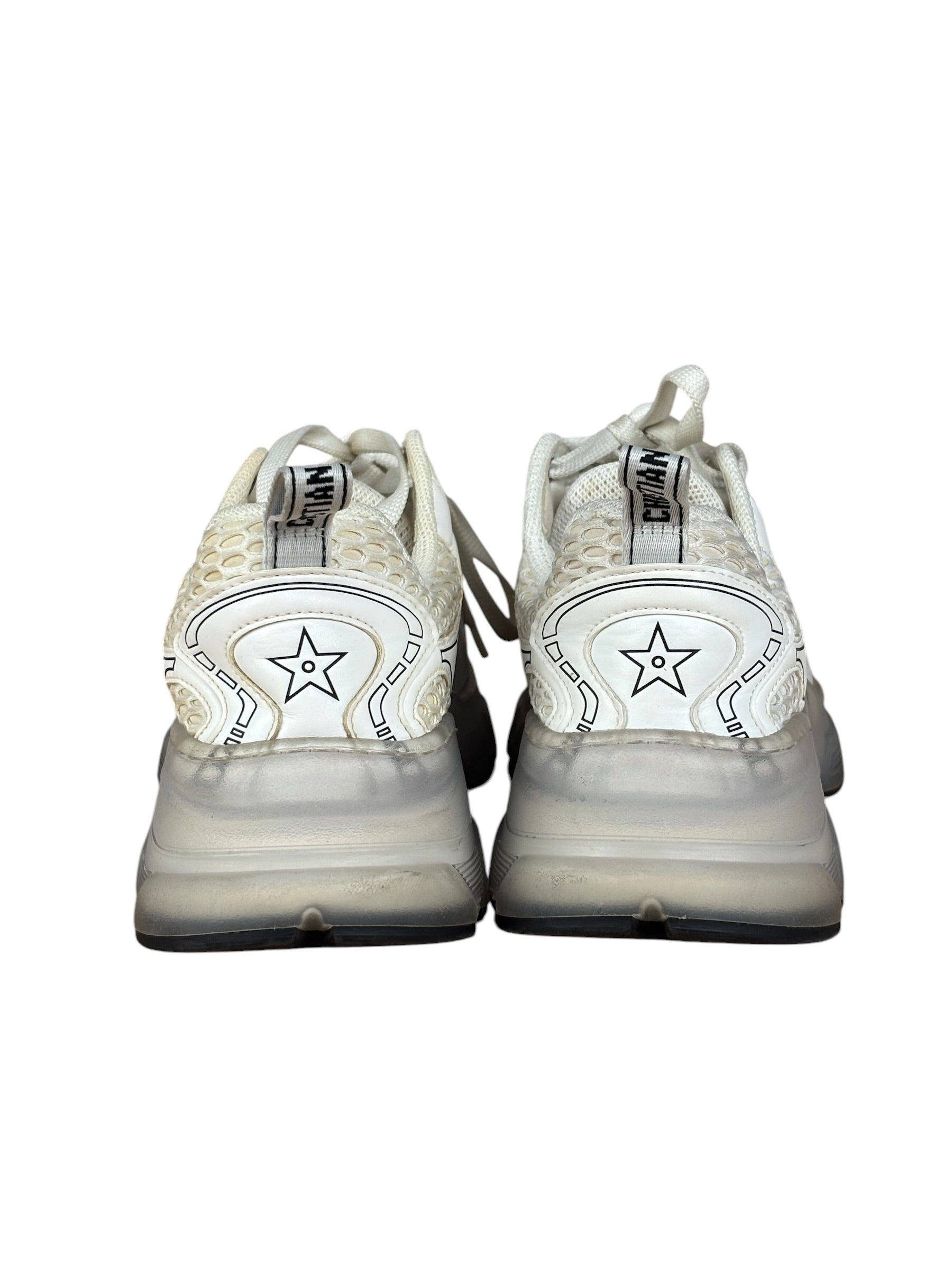 Christian Dior White Vibe Cloth Sneaker