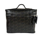 Metier Brown Leather Long Haul Toiletry Bag