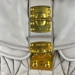 Miu Miu Lilac Nappa Leather Shoulder Bag