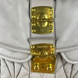 Miu Miu Lilac Nappa Leather Shoulder Bag