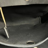 Hermes Black Toile Herbag 39 Handbag