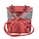 Chanel 2018 Pink Quilted PVC Vanity Zip Backpack