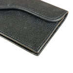 Christian Dior Black Bloom Flap Card Holder