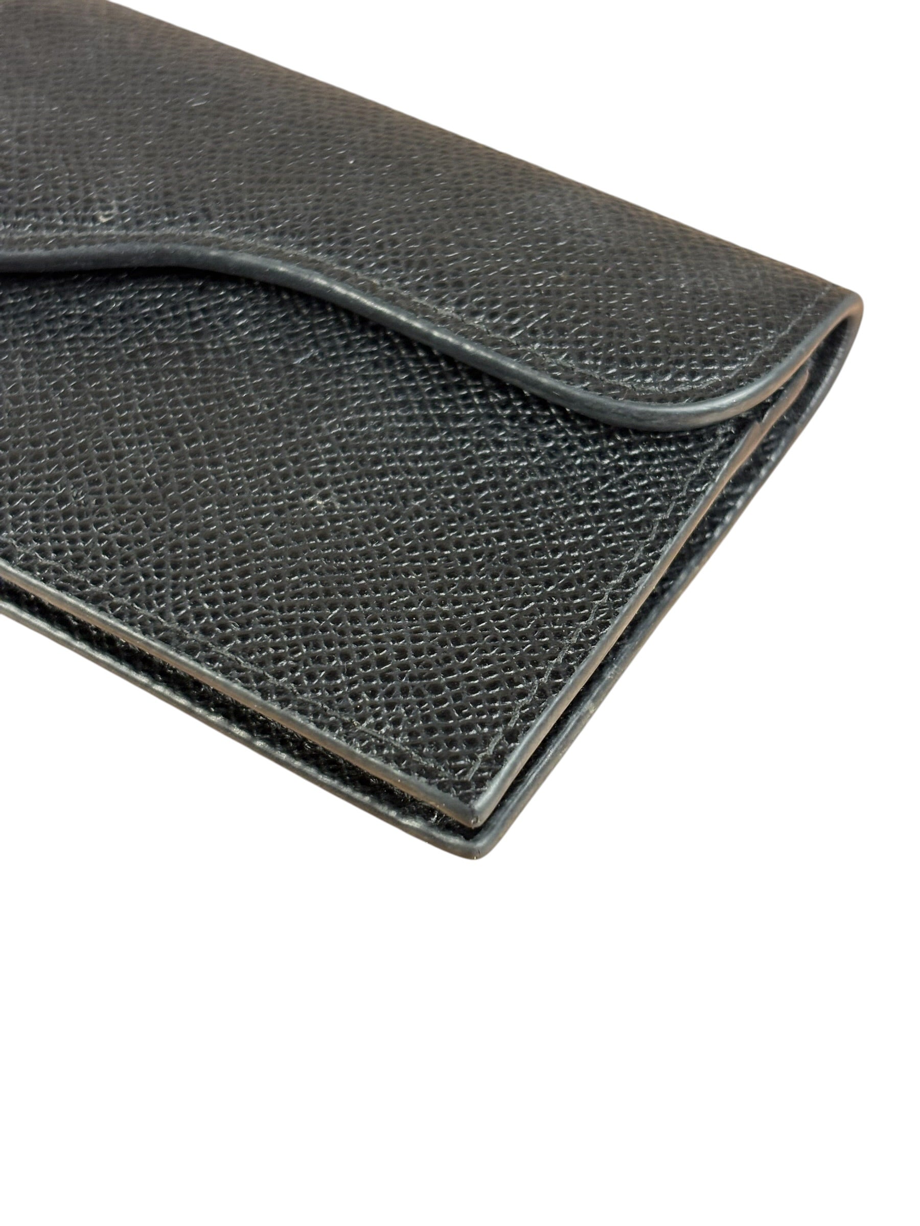 Christian Dior Black Bloom Flap Card Holder