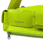 Balenciaga Fluo Yellow Leather Super Busy XS Sling Bag