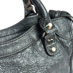 Balenciaga Grey Calfskin Mini Le City Bag