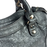 Balenciaga Grey Calfskin Mini Le City Bag