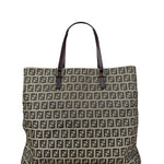 Fendi FF Canvas Top Handle Tote