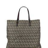 Fendi FF Canvas Top Handle Tote