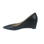 Christian Louboutin Black Leather Agneska Wave Pump