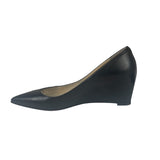 Christian Louboutin Black Leather Agneska Wave Pump