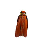 Gucci Orange Leather Snaffle Shoulder Bag