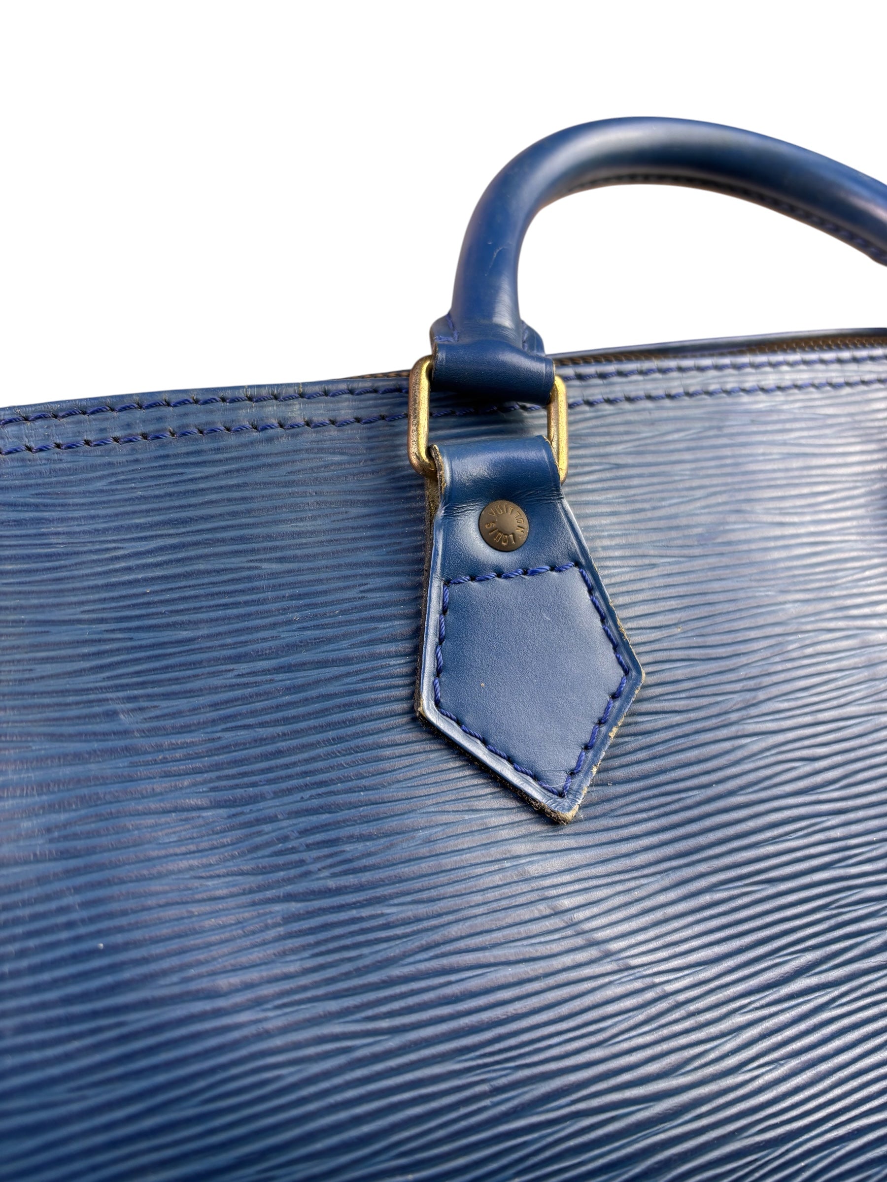 Louis Vuitton Blue Epi Leather Speedy 30
