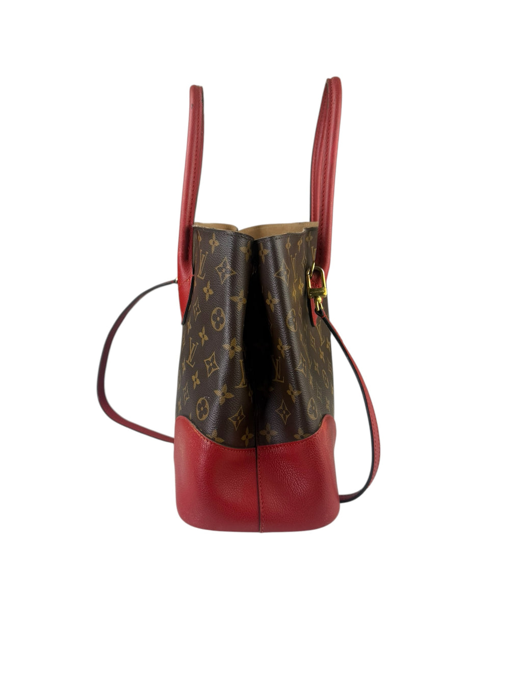 Louis Vuitton Brown/Cherry Red Monogram Flandrin Two-Way Bag
