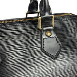 Louis Vuitton Vintage Black Epi Leather Speedy Hand Bag 25