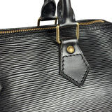 Louis Vuitton Vintage Black Epi Leather Speedy Hand Bag 25