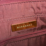 Burberry Vintage House Check Canvas/Leather Shoulder Bag