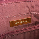 Burberry Vintage House Check Canvas/Leather Shoulder Bag