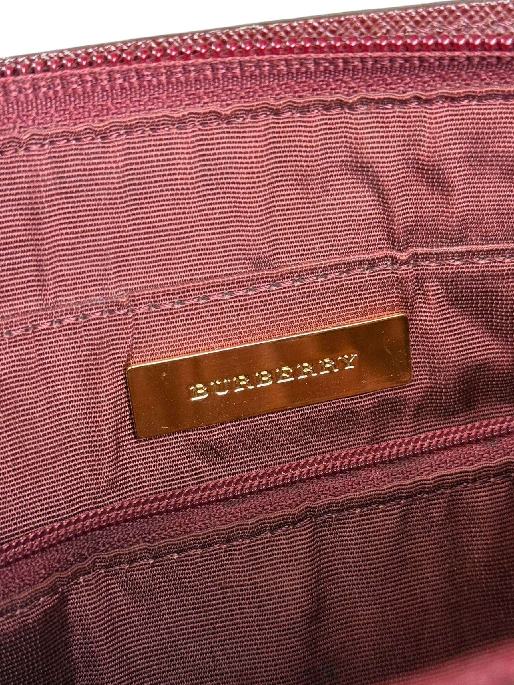 Burberry Vintage House Check Canvas/Leather Shoulder Bag