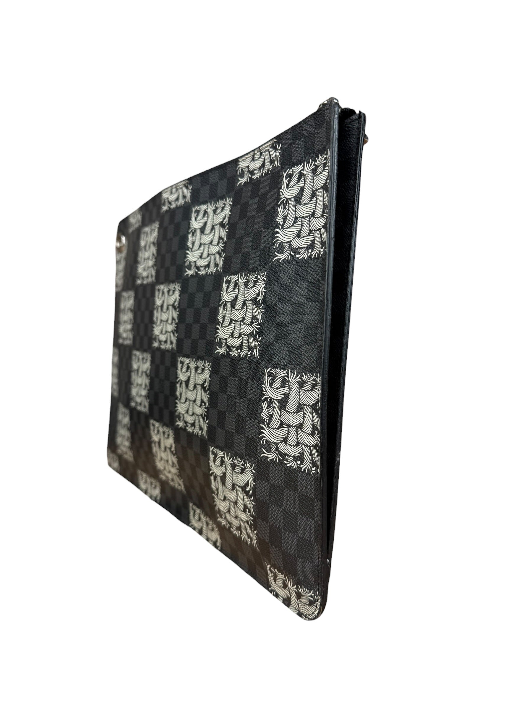 Louis Vuitton x Christopher Nemeth Damier Graphite Jour Pouch GM