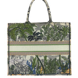 Christian Dior Large Toile De Jour Tropicalia Book Tote