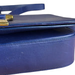 Saint Laurent Chyc Royal Blue Leather Crossbody