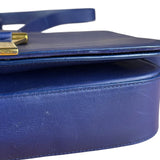 Saint Laurent Chyc Royal Blue Leather Crossbody