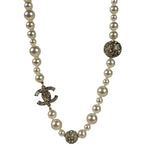 Chanel Faux Pearl/Charms Necklace