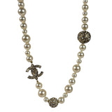 Chanel Faux Pearl/Charms Necklace