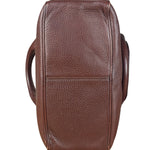 Celine Brown Pebbled Leather Boogie Handbag