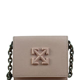 Off White Pink Jitney 0.5 Crossbody Bag