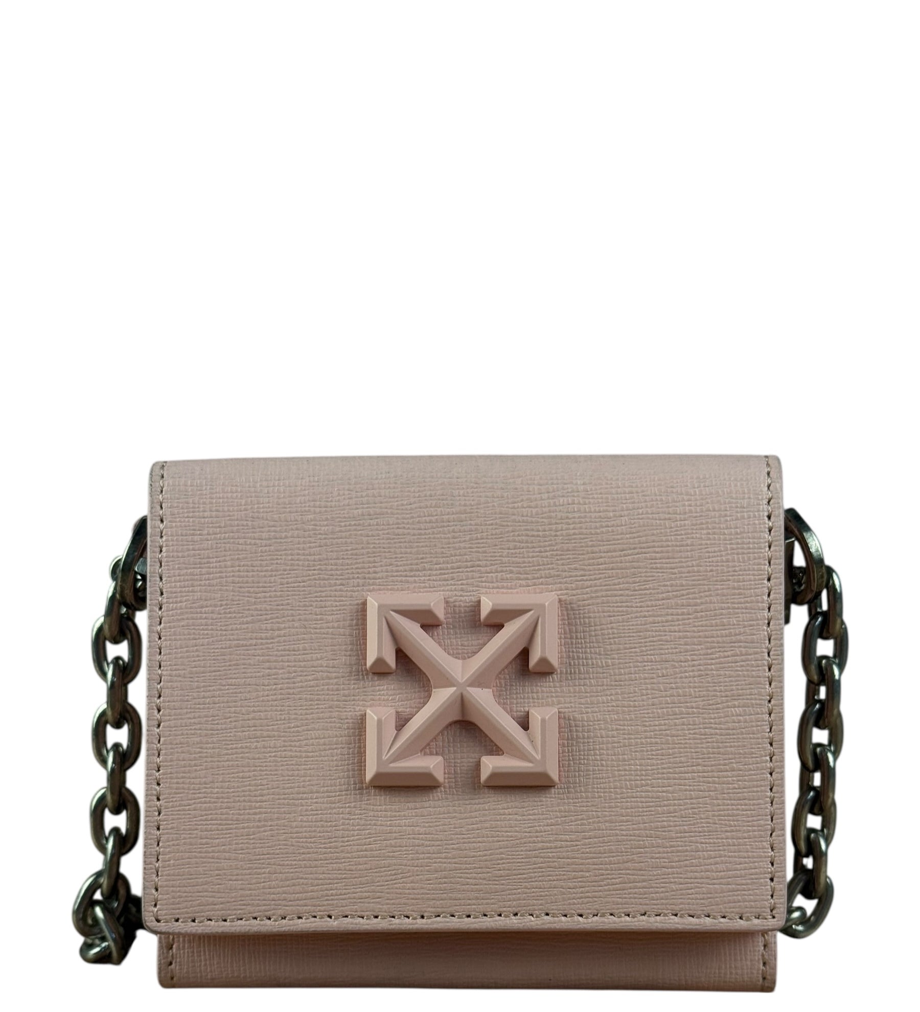 Off White Pink Jitney 0.5 Crossbody Bag