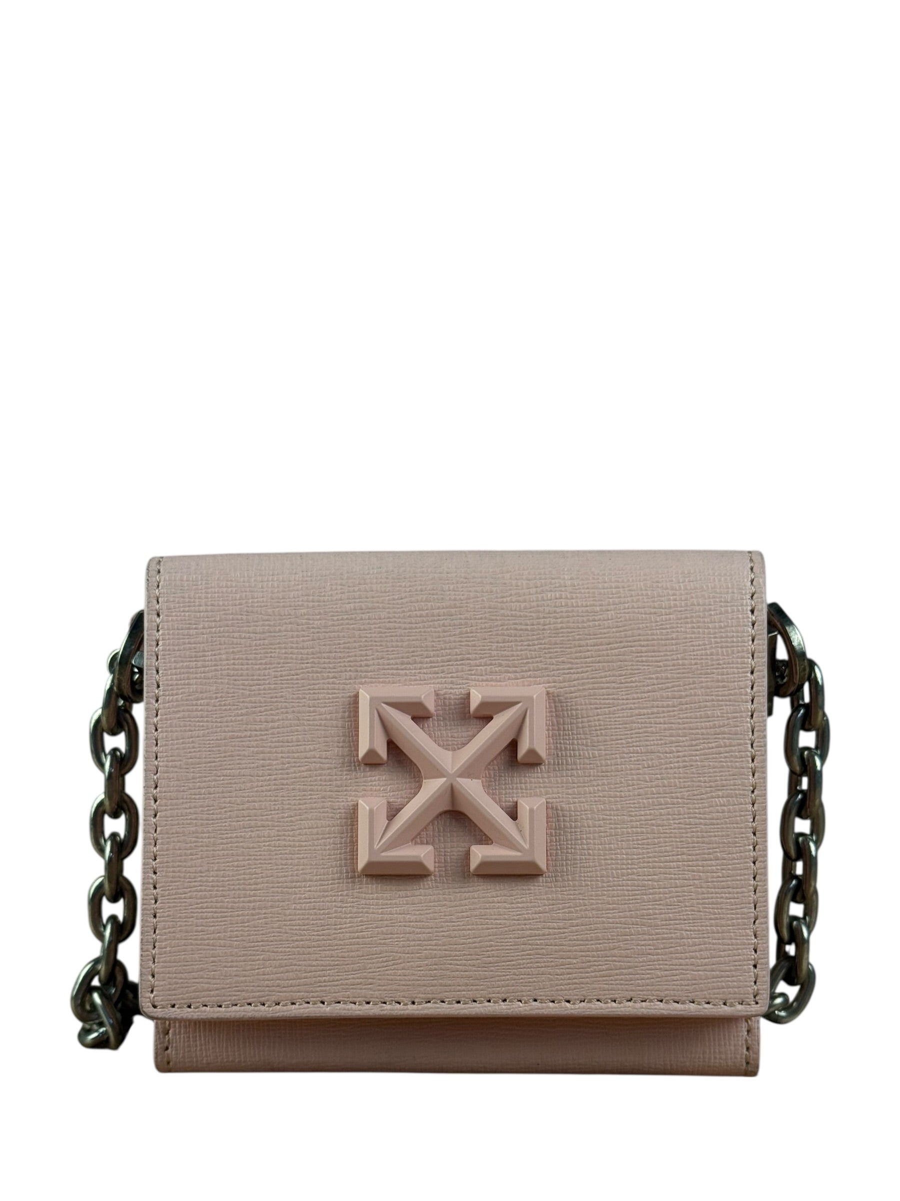 Off White Pink Jitney 0.5 Crossbody Bag