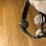 Fendi Black Circle Dial Stainless Band