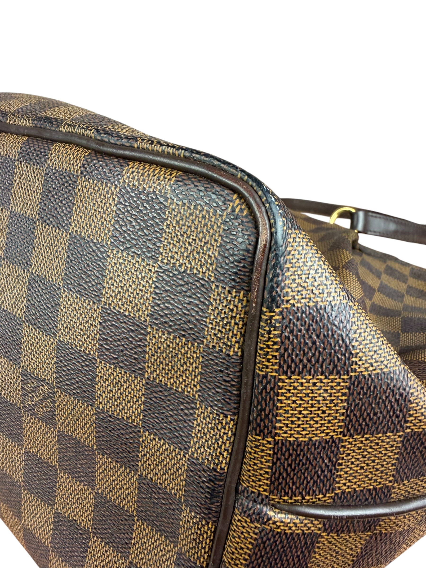 Louis Vuitton Canvas Damier Ebene Totally Shoulder/Tote Bag