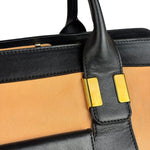 Chloe Nude Pink/Black Alice Satchel Shoulder Bag