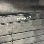 Chanel Black Patent Chocolate Bar Quilted Flap Shoulder Bag 2001