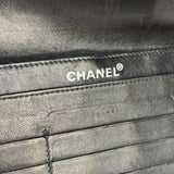 Chanel Black Patent Chocolate Bar Quilted Flap Shoulder Bag 2001