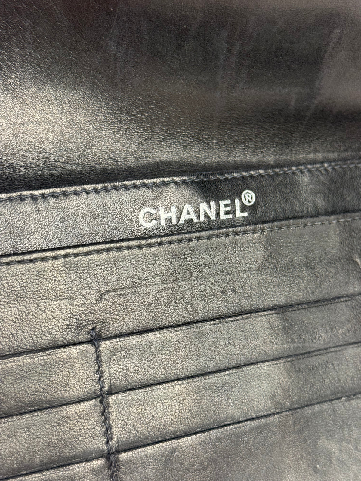 Chanel Black Patent Chocolate Bar Quilted Flap Shoulder Bag 2001