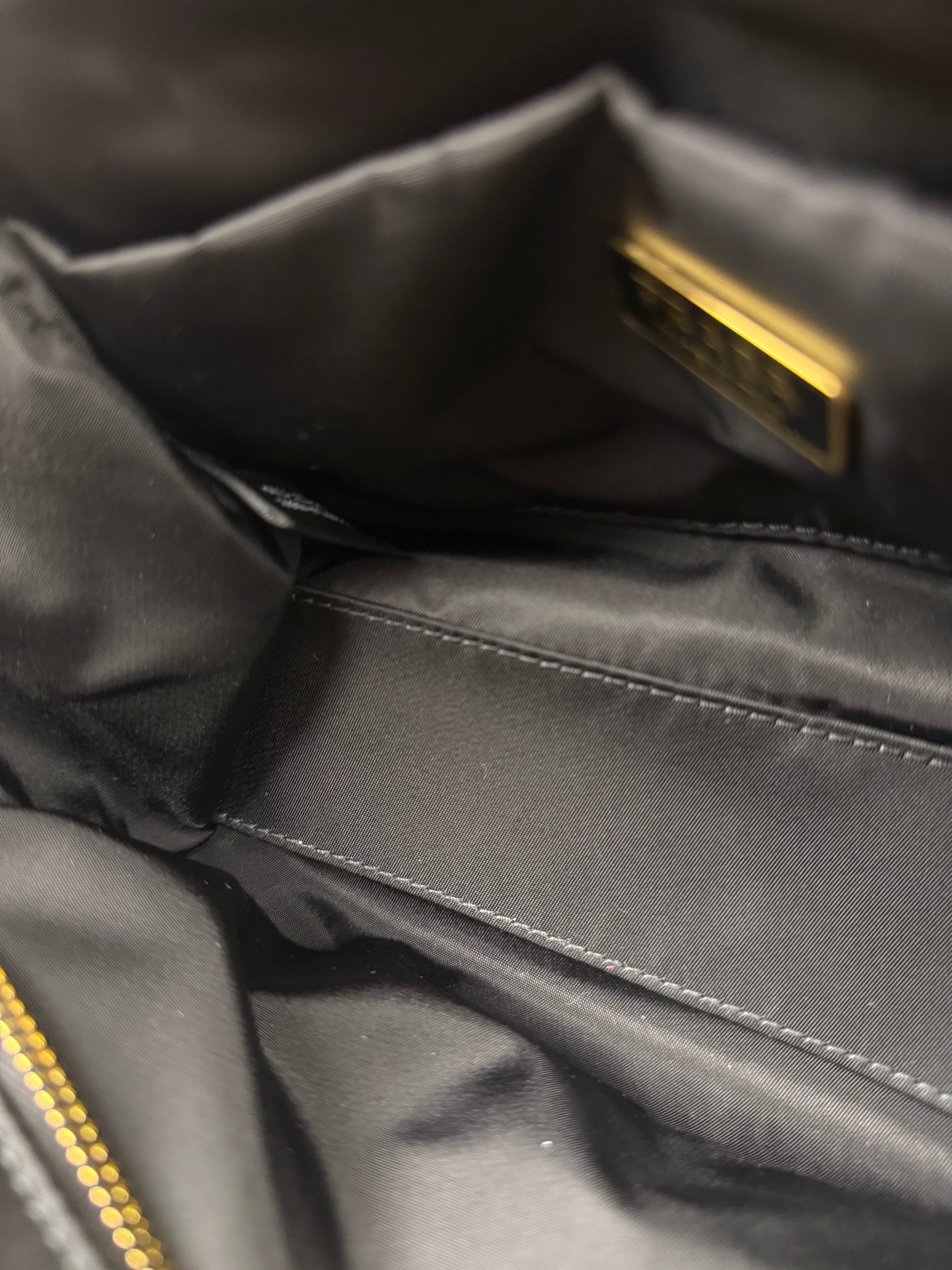 Prada Black Explore Re-Nylon Medium Shoulder Bag