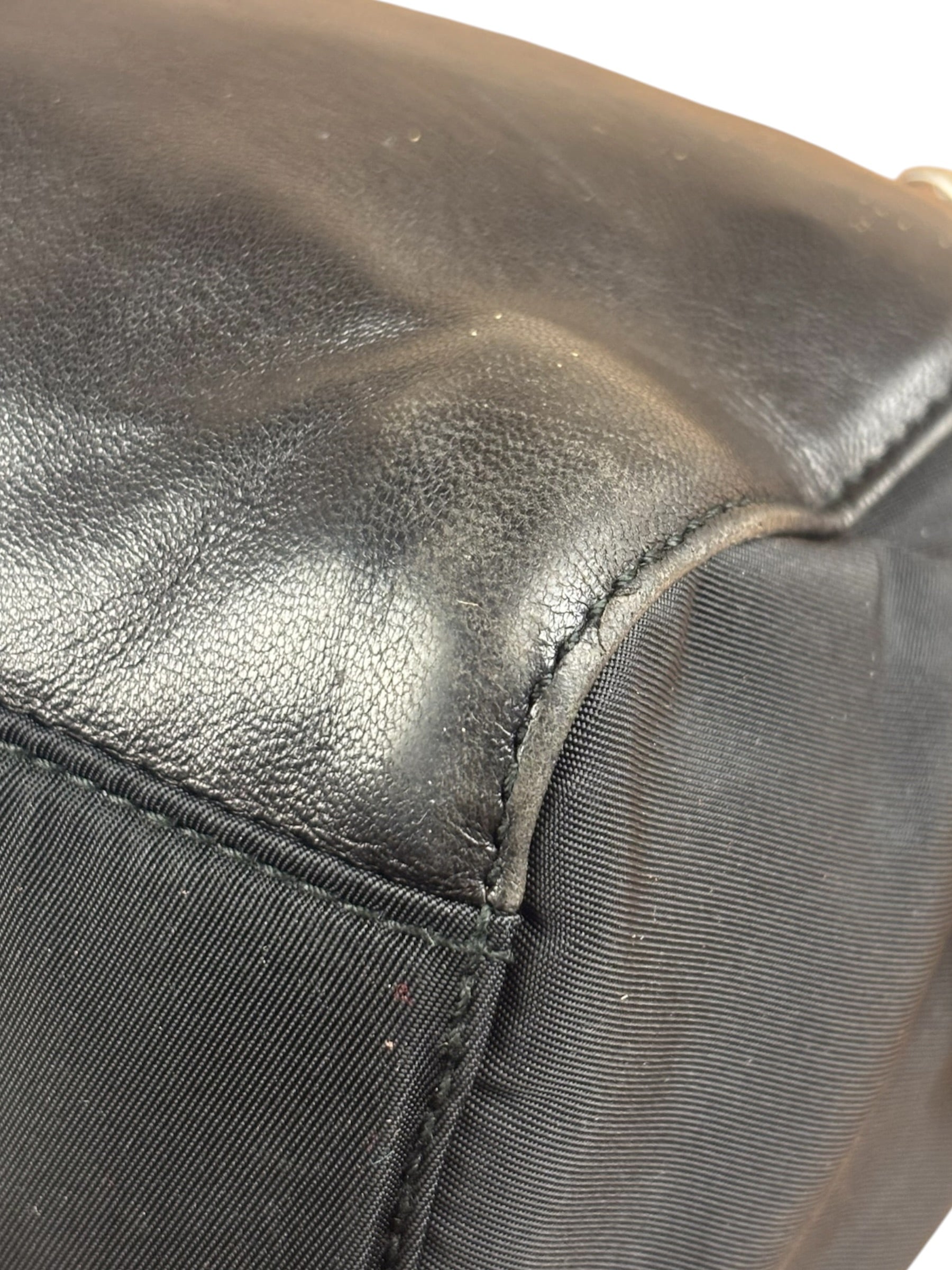 Prada Vintage Nappa Leather Chain Shoulder Bag
