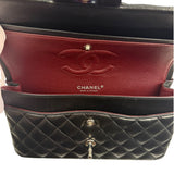 Chanel Black Quilted Leather Classic Medium Double Flap Bag 2017