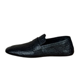 Gucci Black GG Leather Ragazzo Loafers