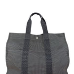 Hermes Herline Canvas Tote Grey