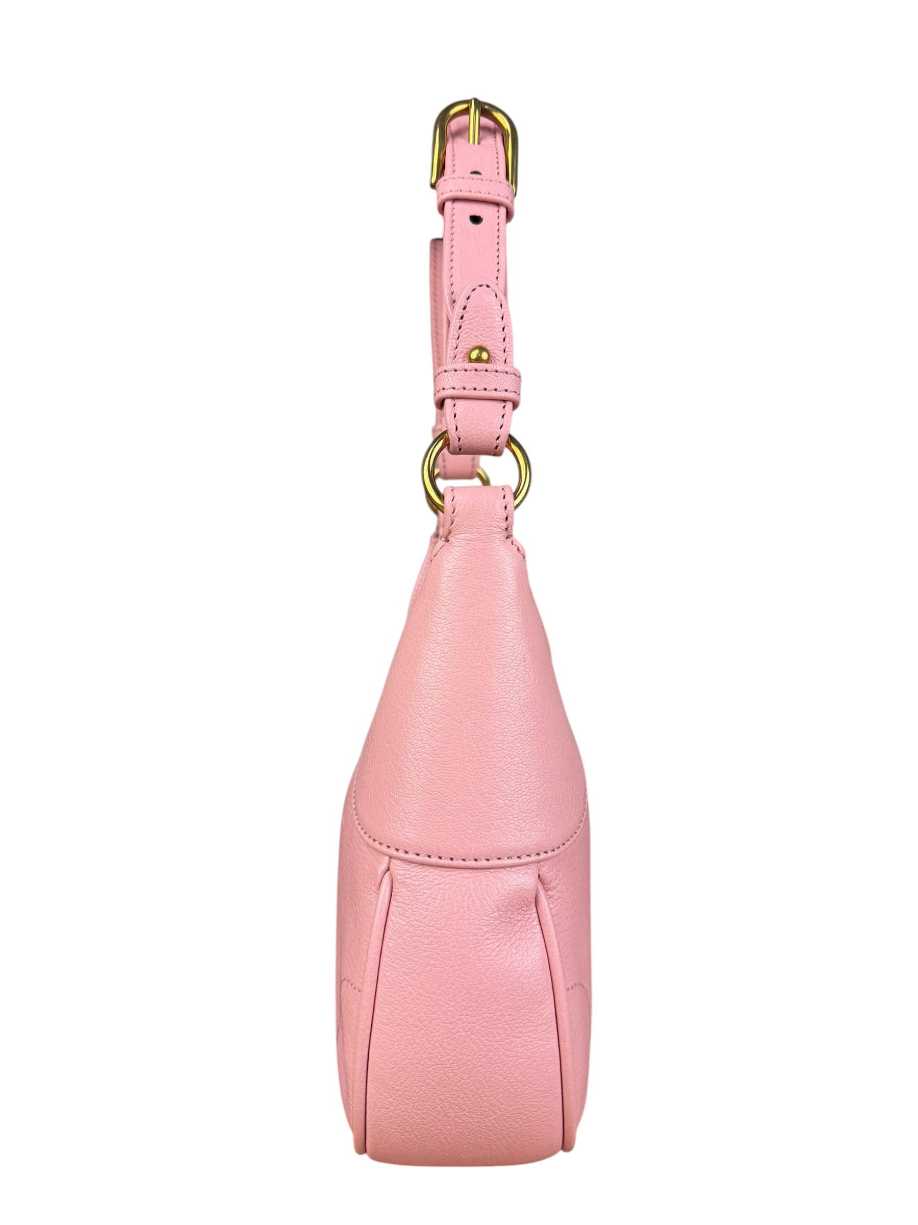 Gucci Pink Leather Aphrodite Shoulder Bag