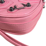 Balenciaga Pink Le Cagole Heart Mini Bag