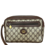 Gucci GG Vintage Coated Canvas Zip Pouch