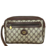 Gucci GG Vintage Coated Canvas Zip Pouch