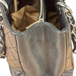 Chanel Black Caviar Quilted Large Shopping Tote 2012