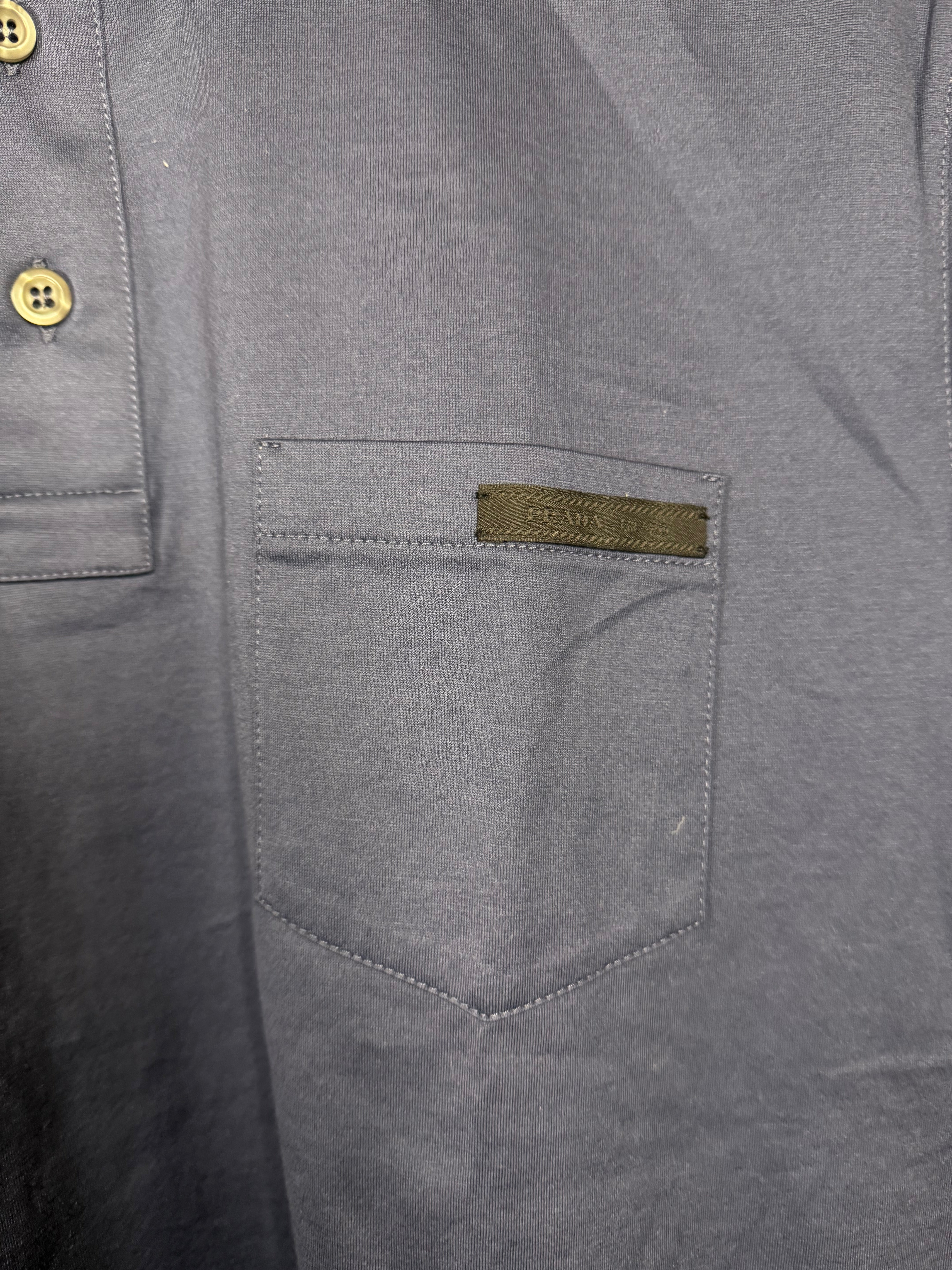 Prada Muted Navy Polo